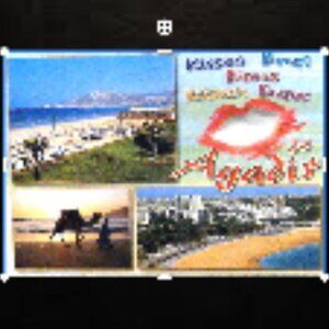 Vintage Moroccan Post Card Agadir Resort Seaside